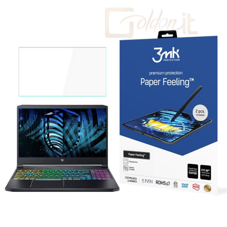 Okostelefon kiegészítő 3mk Paper Feeling védőfólia rajzoláshoz Acer Predator Triton 300 - W-17u3PapFe-APT300