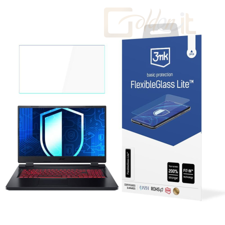 Okostelefon kiegészítő 3mk FlexibleGlass Lite hibrid üvegfólia 7H Acer Nitro 5 17,3