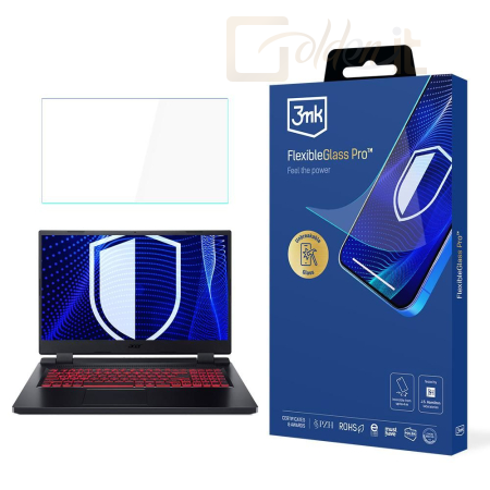 Okostelefon kiegészítő 3mk FlexibleGlass Pro hibrid üvegfólia 7H Acer Nitro 5 17,3