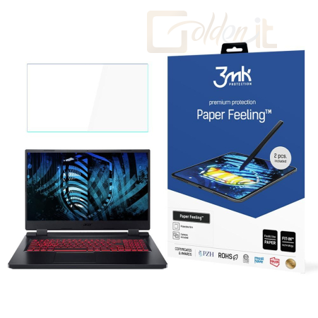 Okostelefon kiegészítő 3mk Paper Feeling védőfólia rajzoláshoz Acer Nitro 5 17,3