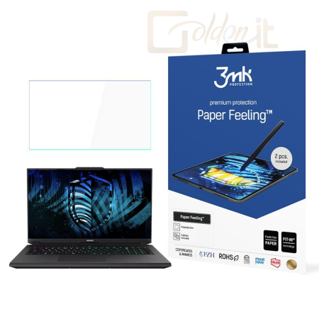 Okostelefon kiegészítő 3mk Paper Feeling védőfólia rajzoláshoz Gigabyte Aorus 7 - W-19u3PapFe-GA7