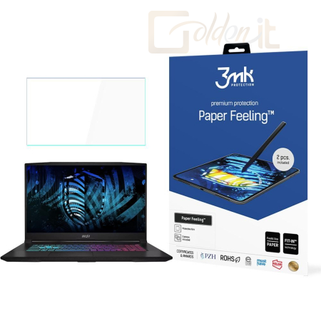 Okostelefon kiegészítő 3mk Paper Feeling védőfólia rajzoláshoz MSI Katana 17,3