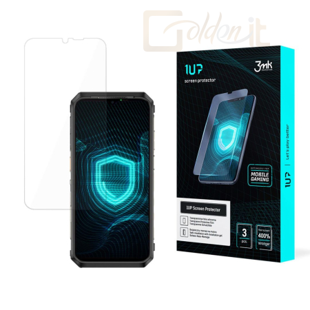 Okostelefon kiegészítő 3mk 1UP gamer védőfólia Ulefone Power Armor átlátszó, TPU anyagú 18T Ultra - W-31UP-UPA18TU