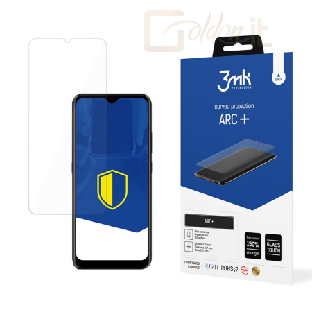Okostelefon kiegészítő 3mk ARC+ kijelző védőfólia BLU G73 - W-3ArcP-BG73