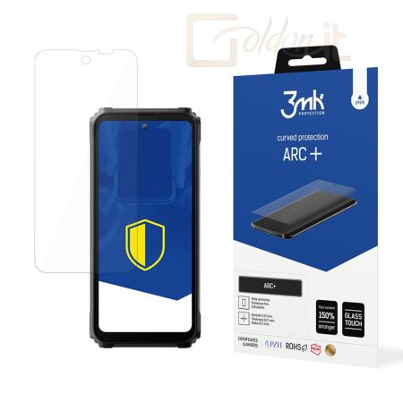 Okostelefon kiegészítő 3mk ARC+ kijelző védőfólia Blackview BV8900 - W-3ArcP-Bv8900