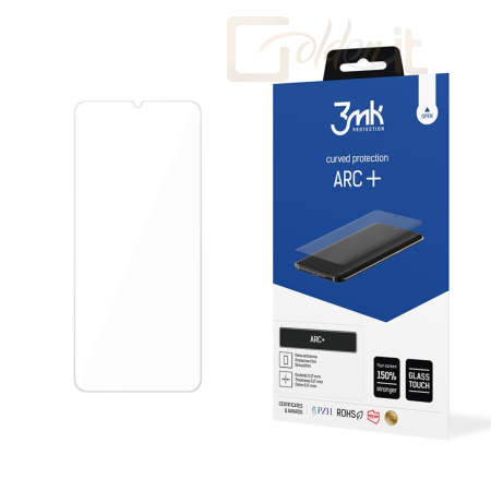 Okostelefon kiegészítő 3mk ARC+ kijelző védőfólia Cubot Hafury V1 - W-3ArcP-CHV1