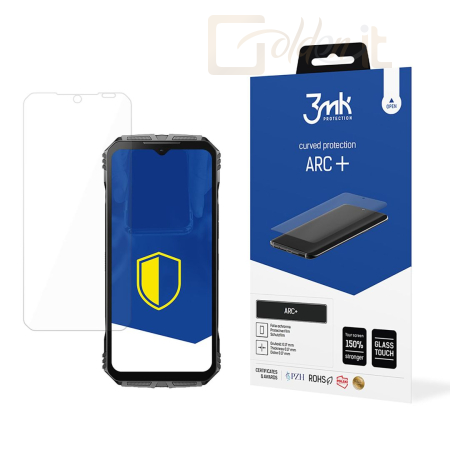 Okostelefon kiegészítő 3mk ARC+ kijelző védőfólia Doogee S Cyber - W-3ArcP-DSC