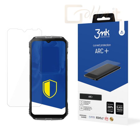 Okostelefon kiegészítő 3mk ARC+ kijelző védőfólia Doogee S Punk - W-3ArcP-DSP