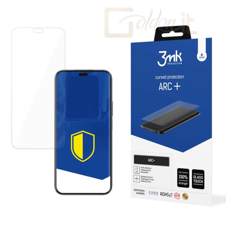 Okostelefon kiegészítő 3mk ARC+ kijelző védőfólia Honor X8B - W-3ArcP-HoX8B133