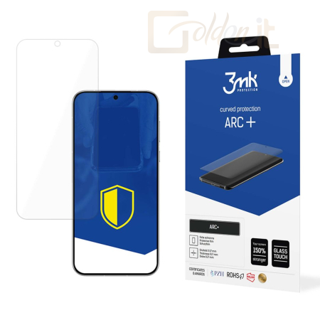Okostelefon kiegészítő 3mk ARC+ kijelző védőfólia Huawei Pura 70 - W-3ArcP-HP70