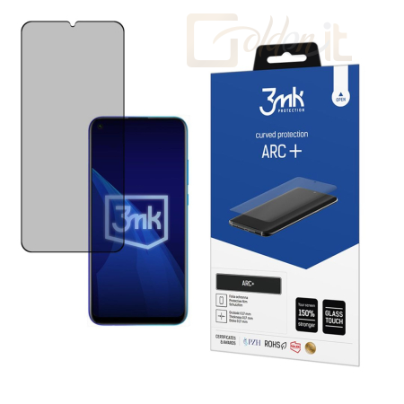 Okostelefon kiegészítő 3mk ARC+ kijelző védőfólia Honor Play 9C - W-3ArcP-HP9C