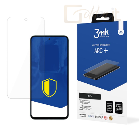 Okostelefon kiegészítő 3mk ARC+ kijelző védőfólia Honor Play 9T 5G - W-3ArcP-HP9T5G