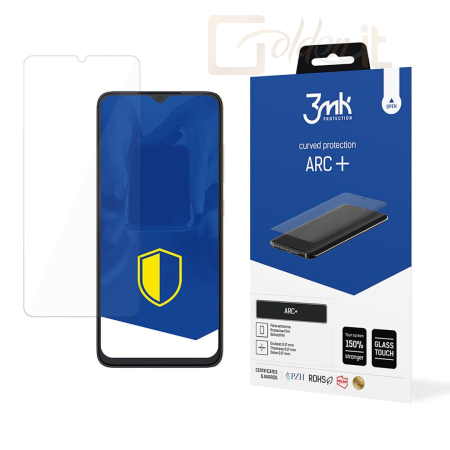 Okostelefon kiegészítő 3mk ARC+ kijelző védőfólia Itel A06 - W-3ArcP-IA06
