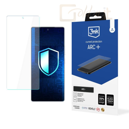 Okostelefon kiegészítő 3mk ARC+ kijelző védőfólia Infinix GT 20 Pro - W-3ArcP-IGT20P