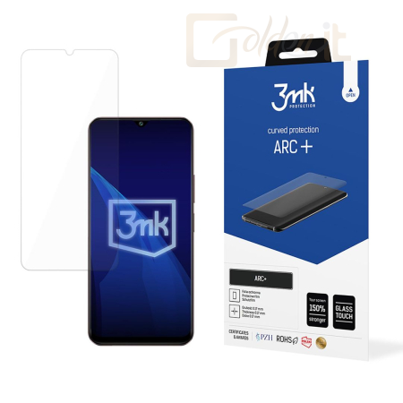 Okostelefon kiegészítő 3mk ARC+ kijelző védőfólia IQOO Z9 LITE 5G - W-3ArcP-IQZ9L5G