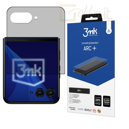 Okostelefon kiegészítő 3mk ARC+ kijelző védőfólia Motorola Razr 50 Ultra (front) - W-3ArcP-MR50Uf