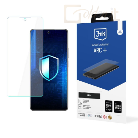 Okostelefon kiegészítő 3mk ARC+ kijelző védőfólia POCO M6 Plus 5G - W-3ArcP-PM6Pl