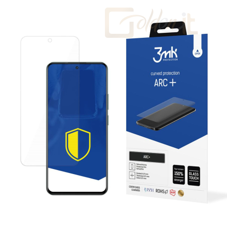 Okostelefon kiegészítő 3mk ARC+ kijelző védőfólia Realme 12 4G - W-3ArcP-R124G