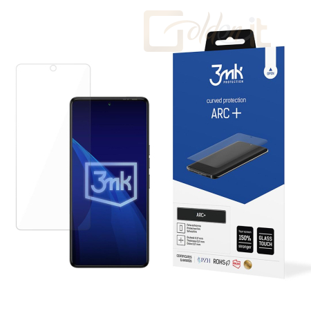Okostelefon kiegészítő 3mk ARC+ kijelző védőfólia Tecno Camon 20 Pro 5G / 20s Pro 5G - W-3ArcP-TC20sP/