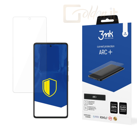Okostelefon kiegészítő 3mk ARC+ kijelző védőfólia Tecno POVA 6 - W-3ArcP-TP6