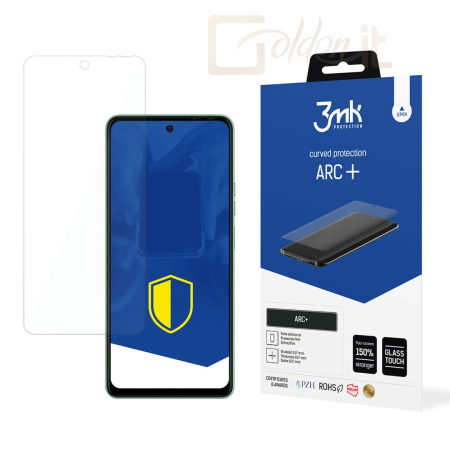 Okostelefon kiegészítő 3mk ARC+ kijelző védőfólia Tecno Pova 6 Neo - W-3ArcP-TP6N