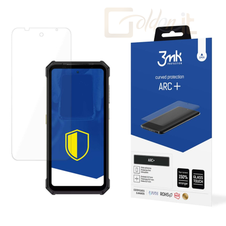 Okostelefon kiegészítő 3mk ARC+ kijelző védőfólia Ulefone Armor24 - W-3ArcP-UA24