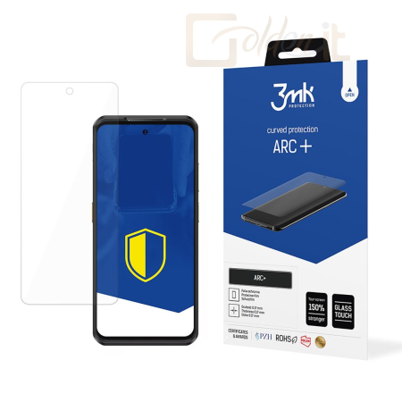 Okostelefon kiegészítő 3mk ARC+ kijelző védőfólia Ulefone Armor25T / 25T Pro - W-3ArcP-UA25T/P