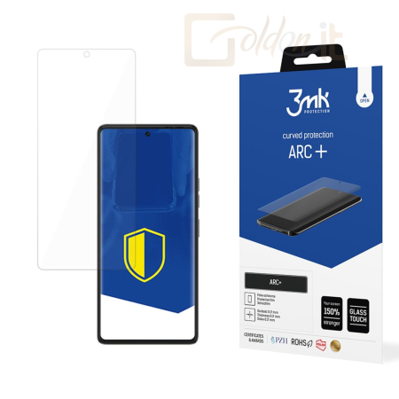 Okostelefon kiegészítő 3mk ARC+ kijelző védőfólia Vivo V40 Lite - W-3ArcP-VV40L