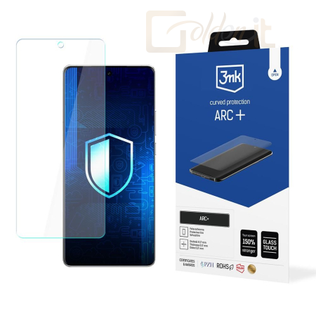 Okostelefon kiegészítő 3mk ARC+ kijelző védőfólia Vivo X100 Pro - W-3ArcP-VX100P