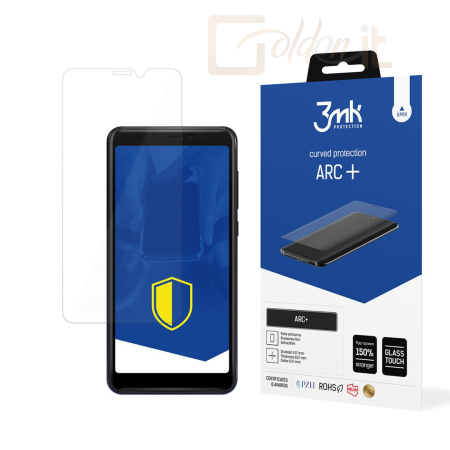 Okostelefon kiegészítő 3mk ARC+ kijelző védőfólia Wiko Y60 - W-3ArcP-WiY60