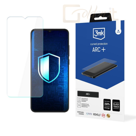 Okostelefon kiegészítő 3mk ARC+ kijelző védőfólia ZTE Blade A53 - W-3ArcP-ZBA53