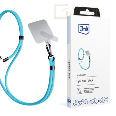 Okostelefon kiegészítő 3mk EasyClip kiegészítő Light Kék (fekete) - W-3EaCli-AccLiBuB