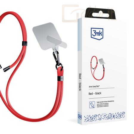 Okostelefon kiegészítő 3mk EasyClip kiegészítő Red (fekete) - W-3EaCli-AccRedB
