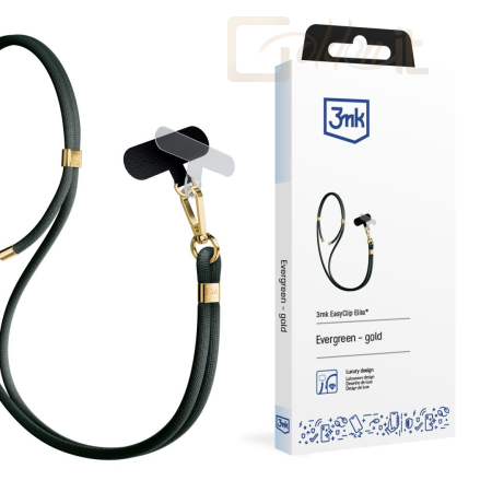 Okostelefon kiegészítő 3mk EasyClip Elite kiegészítő Evergreen (arany) - W-3EaCliEl-AccEvGrG