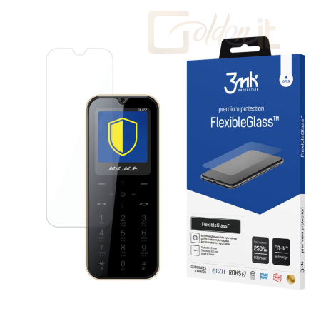 Okostelefon kiegészítő 3mk FlexibleGlass hibrid üvegfólia 7H Angage Buzz - W-3FxGl-AB