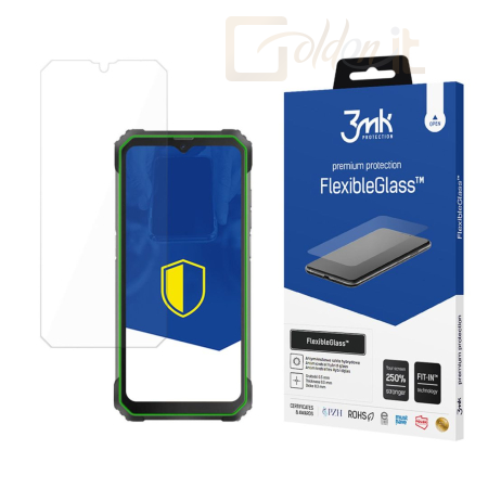 Okostelefon kiegészítő 3mk FlexibleGlass hibrid üvegfólia 7H Blackview BL8800 Pro - W-3FxGl-BBL8800P