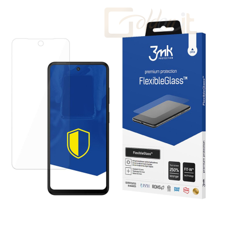 Okostelefon kiegészítő 3mk FlexibleGlass hibrid üvegfólia 7H HMD Fusion - W-3FxGl-HMDF