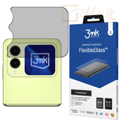 Okostelefon kiegészítő 3mk FlexibleGlass hibrid üvegfólia 7H Huawei Nova Flip (front) - W-3FxGl-HNFf