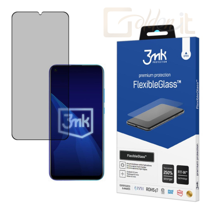 Okostelefon kiegészítő 3mk FlexibleGlass hibrid üvegfólia 7H Honor Play 9C - W-3FxGl-HP9C