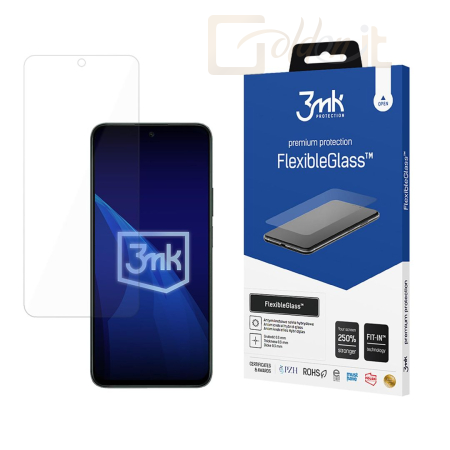 Okostelefon kiegészítő 3mk FlexibleGlass hibrid üvegfólia 7H Honor X7c 4G / 5G - W-3FxGl-HX7c4/5