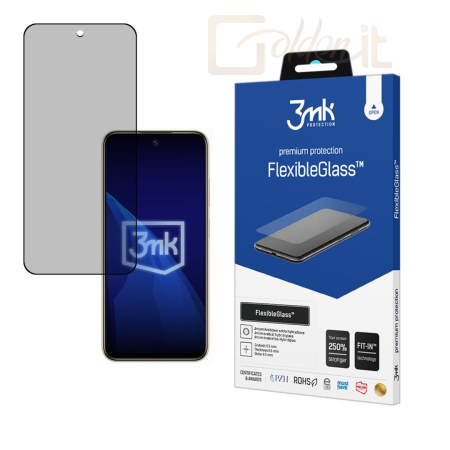 Okostelefon kiegészítő 3mk FlexibleGlass hibrid üvegfólia 7H Infinix Smart 9 - W-3FxGl-InS9