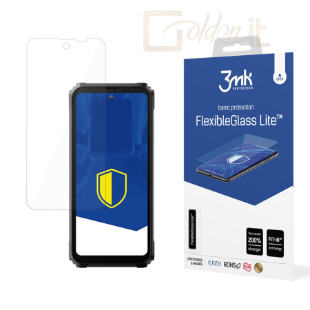 Okostelefon kiegészítő 3mk FlexibleGlass Lite hibrid üvegfólia 7H Blackview BL9000 Pro - W-3FxGlL-BBL9000P