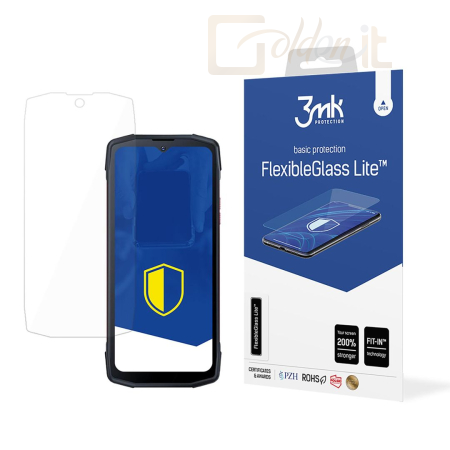 Okostelefon kiegészítő 3mk FlexibleGlass Lite hibrid üvegfólia 7H Cubot King Kong Star - W-3FxGlL-CKKS