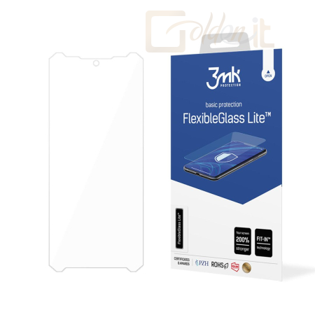 Okostelefon kiegészítő 3mk FlexibleGlass Lite hibrid üvegfólia 7H Doogee DK10 - W-3FxGlL-DDK10