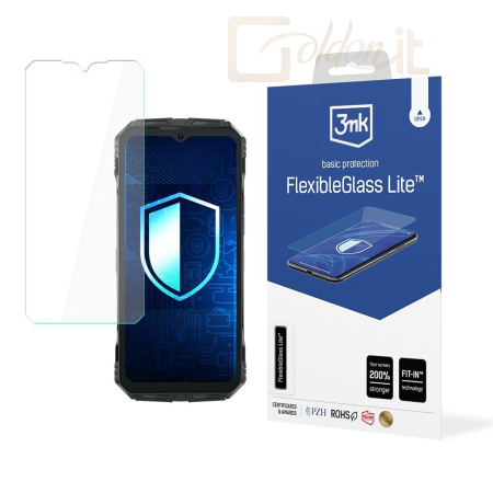 Okostelefon kiegészítő 3mk FlexibleGlass Lite hibrid üvegfólia 7H Doogee S Punk - W-3FxGlL-DSP
