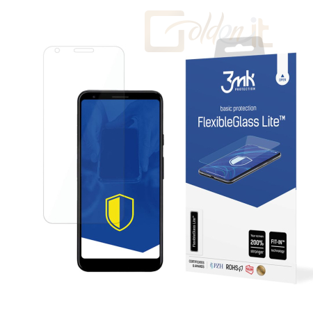 Okostelefon kiegészítő 3mk FlexibleGlass Lite hibrid üvegfólia 7H Google Pixel 3a XL - W-3FxGlL-GoPix10