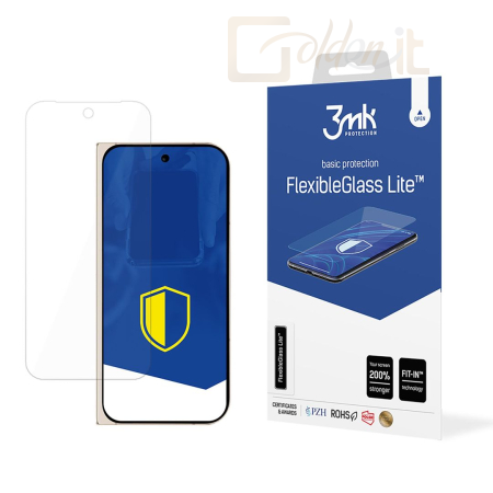 Okostelefon kiegészítő 3mk FlexibleGlass Lite hibrid üvegfólia 7H Google Pixel 9 Pro Fold (front) - W-3FxGlL-GP9PFf