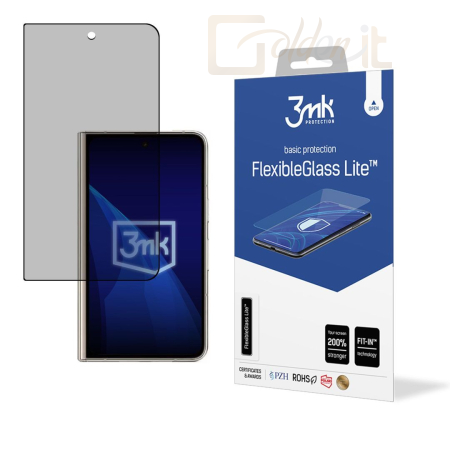 Okostelefon kiegészítő 3mk FlexibleGlass Lite hibrid üvegfólia 7H Google Pixel Fold (front) - W-3FxGlL-GPFf