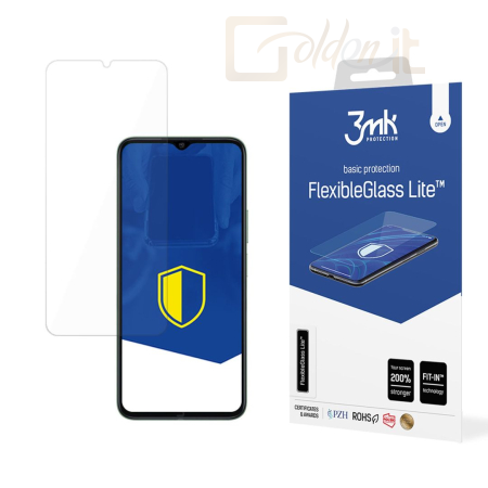 Okostelefon kiegészítő 3mk FlexibleGlass Lite hibrid üvegfólia 7H Honor X6B - W-3FxGlL-HoX6B
