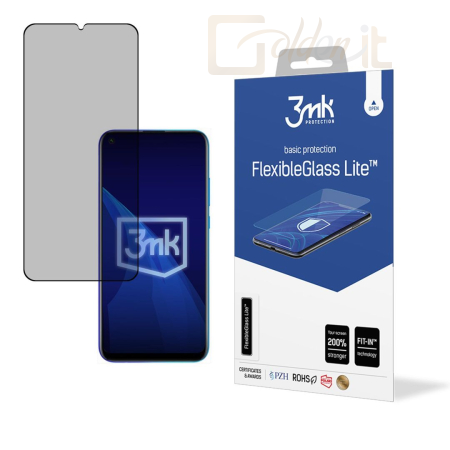Okostelefon kiegészítő 3mk FlexibleGlass Lite hibrid üvegfólia 7H Honor Play 9C - W-3FxGlL-HP9C